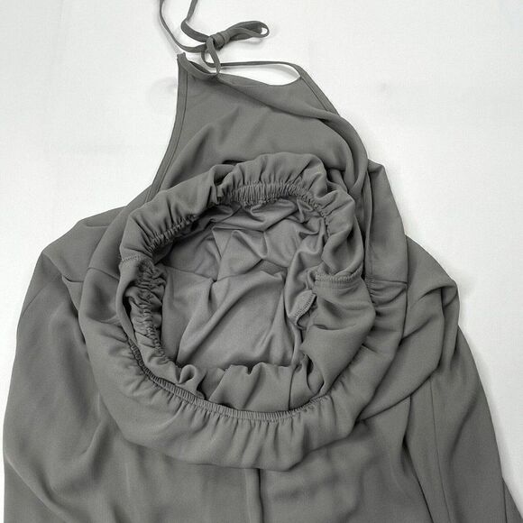 Show Me Your MUMU Heather Halter Dress Gray - Picture 8 of 13